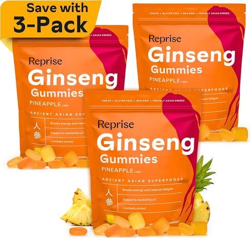 Ginseng Gummies للبالغين | ملحق الجينسنغ الكوري للرجال وللنساء | 240 ملغ الجينسنغ الجينسنغ صغار | طاقة غموض للذاكرة ، والمناعة | مخفضة السكر الجينسنغ يمضغ ، 45 غومين in Kuwait