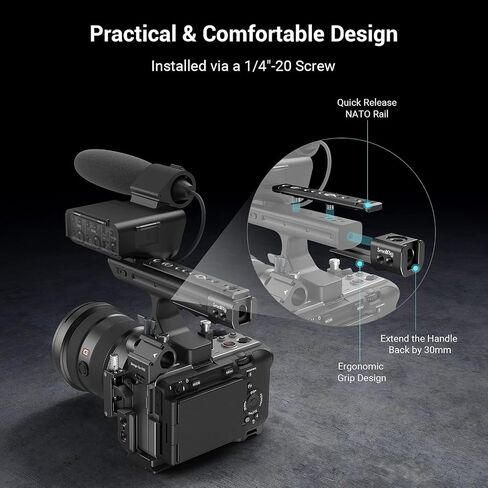 SmallRig FX3 / FX30 XLR لوحة علوية بمقبض لوحدة Sony FX3 / FX30 XLR - MD3990 in Saudi Arabia