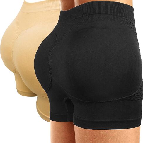 Womens Padded Shapewear Hip Enhancer Butt Lifter Waist Trainer Control Panties in Saudi Arabia