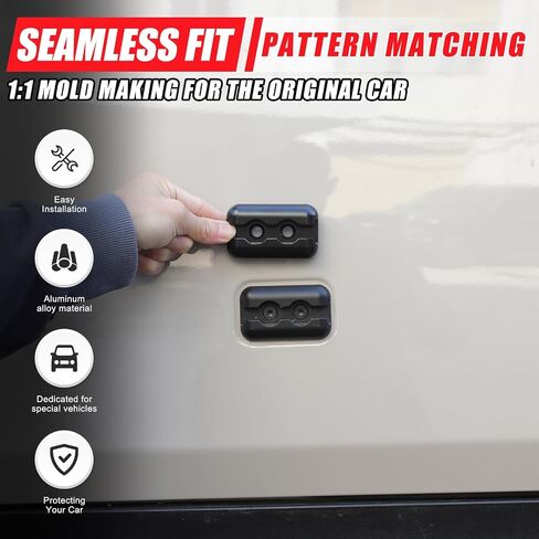 for INEOS Grenadier Accessories Car Exterior Door Panel Expansion Base Trim Replacement Compatible with INEOS Grenadier 2020-2024 Car Door Under Holder 10PCS (Matte Black) in Saudi Arabia