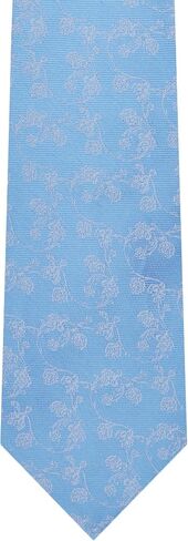 Jacob Alexander Men's Woven Floral Pattern Regular or Slim Neck Tie in Saudi Arabia