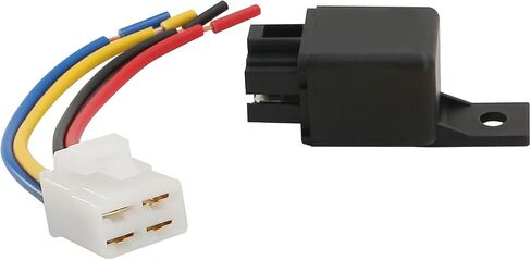 12V ترحيل مع موصل التوصيل متوافق مع B21 L2900DT L3010DT L3300DT L3410DT L3600DT L3710DT L4200DT L4200F L4310DT L4310F L4350DT L4610DT M4030 M40DT M40SU M4 056700-6690 in Saudi Arabia