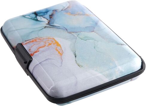 حامل بطاقات الائتمان حامل البطاقة المعدنية محفظة RFID حظر Mini Mini Slim Aluminium Card CAST HARD CASE للنساء الرجال in Kuwait