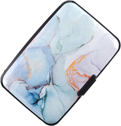 حامل بطاقات الائتمان حامل البطاقة المعدنية محفظة RFID حظر Mini Mini Slim Aluminium Card CAST HARD CASE للنساء الرجال in Kuwait
