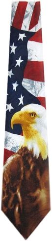 BUYYOURTIES Mens American Flag World Flag NeckTies in Saudi Arabia
