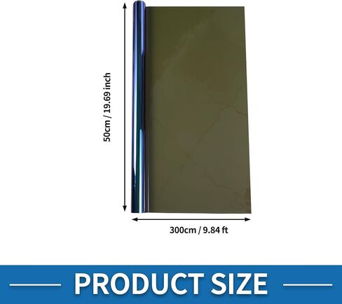 نافذة سيارة لون فيلم Chameleon 20 'inch x 10ft حرارة UV حظر الحماية من أشعة الشمس المضادة للخصوصية فيلم الأزرق الأرجواني VLT 17 ٪ IRR 93 ٪ UVR 99.5 ٪ in Saudi Arabia
