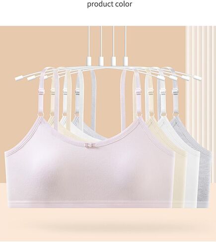 Girls' Training Bras Crop Cami Bra Adjustable Straps Fixed Pads in Saudi Arabia