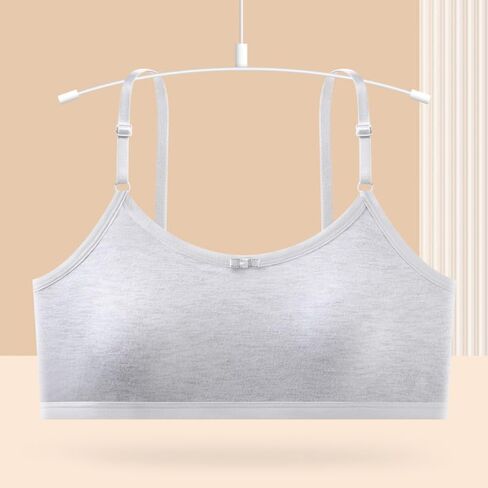 Girls' Training Bras Crop Cami Bra Adjustable Straps Fixed Pads in Saudi Arabia