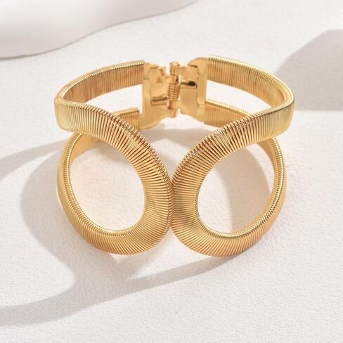 أساور الكفة المكتنزة للنساء على نطاق واسع من الذهب/الأصفاد الفضية bangle متراخ in Saudi Arabia