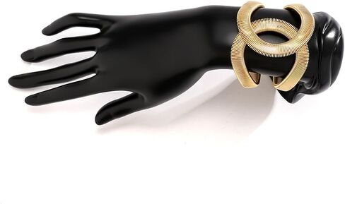 أساور الكفة المكتنزة للنساء على نطاق واسع من الذهب/الأصفاد الفضية bangle متراخ in Saudi Arabia