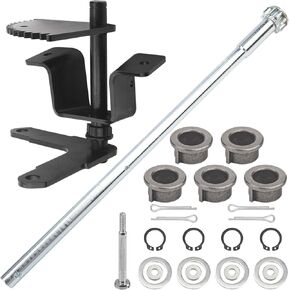 AM122732 AM131615 Steering Shaft Kit W/Steering Sector Gear, Bore Bushings, shims and Shaft,ect Compatible with Joh-n Deere 133 155 160 170 180 Lawn, Fits for LTR155 LTR180 LT Series Tractors