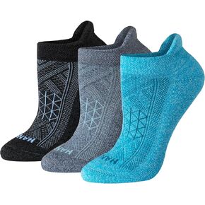 Hanes Women's, Absolute, Breathable No Show Tab Socks for Running, 4-Pack
