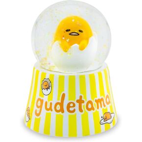 Sanrio Gudetama Mini Light-Up Comple Snow Globe مع عرض Glitter | 3 بوصات طولها