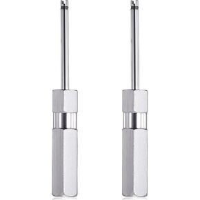 2 PCS Tyre Valve STEM TOOL TOOL ، CORE VALVE CORE و FESTER SCHRADER SCHRADER STEM REMOVAL TOOLS SCAR و BIKE VALVES CORE REPART CORE SESSED TYRE SETS DEEP DELIS