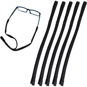 Eyeglasses Holder Straps, Adjustable Neck Lanyard Cord, Sports Sunglasses String Keeper, 2-Pack, Black in Kuwait