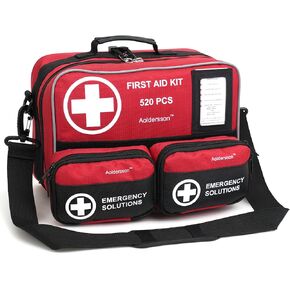 520 Piece Large First Aid Kit – Emergency Survival Kit for Car, Home, Camping, and Travel – Compact Medical Kit for Roadside Emergencies, Outdoor Adventures, and Everyday Safety – Camping Essentials