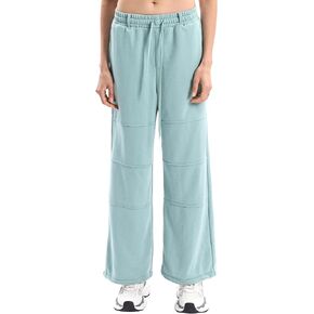 Xintianji Women's Side Pocket Splicing Drawstring Wide Leg Casual Pants with Adjustable Strap