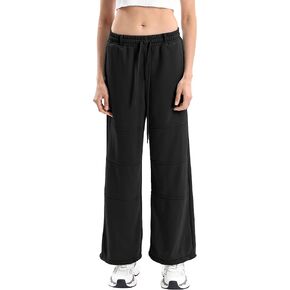 الجيب الجانبي للسيدات من Xintianji الرباط الساق عريض الساق مع حزام قابل للتعديل in Kuwait