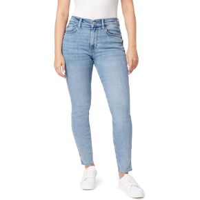 kensie Jeans for Women The Kelsey High-Rise Skinny Raw Edge Hem 28-Inch Inseam, Sizes 0-16