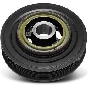 A-Premium Engine Harmonic Balancer Crankshaft Pulley Compatible with Ford Escape 2013-2018, Fusion 2013-2018, Transit Connect 2014-2016, DOHC L4 1.5L 1.6L
