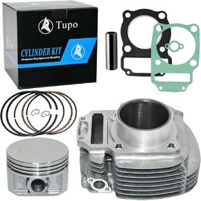 Tupo 78.5mm 324cc Big Bore Cylinder Piston Ring Gasket Top End Rebuild Kit Compatible with Polaris 325 Magnum 330 ATP 330 Xpedition 325 Trail Boss 325 Trail Boss 325 SE 2000-2013