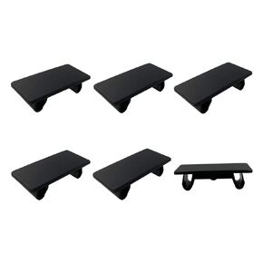 6 Pack Rocker Switch Panel Cover Toggle Switch Hole Cover for Empty Slot Switch Bracket Filler Plug