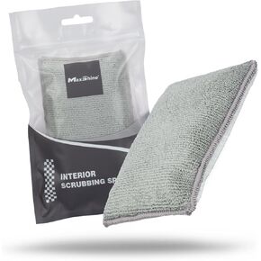 Maxshine Interior Scrubbing Sponge - Durable Auto Detailing Sponge for Cleaning Car Interiors, Leather, Vinyl & Upholstery