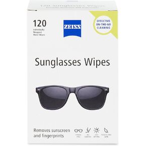 ZEISS Pre Moistened Sunglasses Cleaning Wipes 120 Count