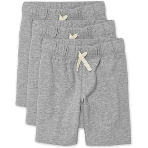 The Children's Place Boys French Terry Shorts Casual Shorts ، Heather Gray 3 Pack ، X-Small US