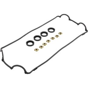 Engine Valve Cover Gasket - Compatible for Acura Integra L4 1.8L 1990-2001 for Honda CR-V L4 2.0L 1997-2001 - Replace Part 12341-PR4-A00