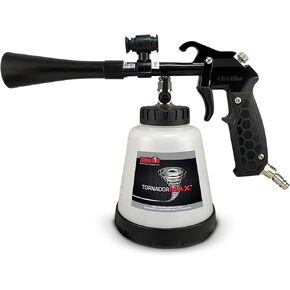 Tornador Max Z-030 أداة تنظيف للسيارة تفاصيل | دوران السلطة الحاصلة على براءة اختراع | مصباح LED | قبضة مخصصة | بندقية تنظيف الهواء عالية الضغط | سعة 32 أوقية