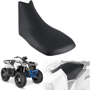 Seat Cover Replacement Compatible with Honda Fourtrax 300 1988-2000, Heavy Duty Leather Seat Cover Replacement, Black