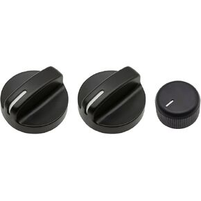 3PCS AC Heater Control Knobs Compatible with Dodge Chrysler Eagle, Blower Fan knob for Ram 1500 2500 3500, for ‎4882482 4882511