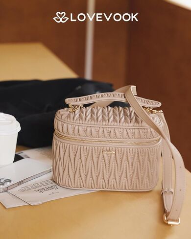 LOVEVOOK Crossbody Bags for Women, Quilted Crossbody Purses for Women, Small Shoulder Handbags for Daily, Work, Travel, Gifts in Saudi Arabia
