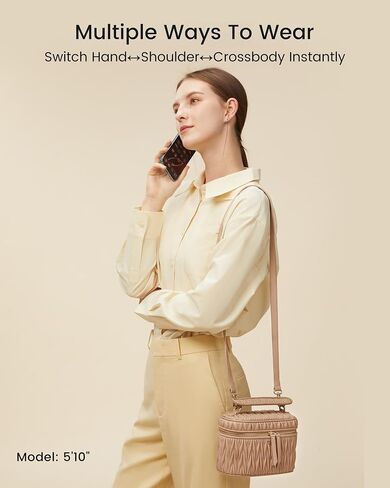 LOVEVOOK Crossbody Bags for Women, Quilted Crossbody Purses for Women, Small Shoulder Handbags for Daily, Work, Travel, Gifts in Saudi Arabia