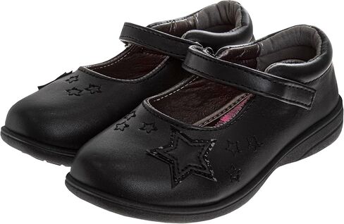Josmo Girls Mary Jane Shoes School - أطفال شقق موحدة لباس باليه فستان رسمي على زلة - حجم صغير/طفل صغير/طفل كبير in Saudi Arabia