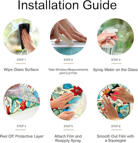 Violet Stained Glass Window Film, Decorative Violet Stained Glass Window Film with Size 17.7x78.7 inches N02 in Kuwait