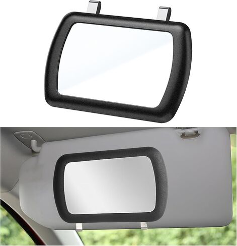 2 PCS Car Sun Visor Vanity Mirror ، مرايا ماكياج مقطع مقطع للنساء ، ومرآة مستحضرات تجميلية للسيارات للسيارات ، وملحقات السيارات ، إكسسوارات السيارات in Saudi Arabia