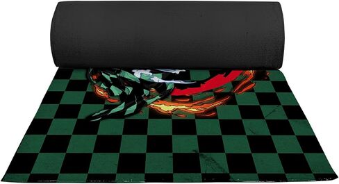 DreamController Ricky Morty Custom Rugs for Gamer Room (62x40inch)| Playroom Carpets Inspired by Games & Anime Decor for Gamers | Gamer Room Decor for Kids Teen Anti-Slip Gaming Mats in Kuwait