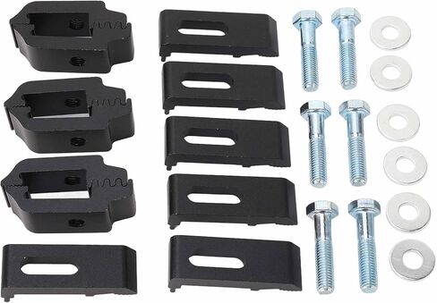 6pcs Truck Bed Cover Clamps Truck Cover Cap Clamps 1112514 Aluminum Low Pro Truck Cap Mounting Clamps for Truck Beds (Silver) in Kuwait