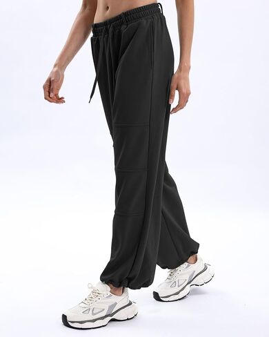 الجيب الجانبي للسيدات من Xintianji الرباط الساق عريض الساق مع حزام قابل للتعديل in Kuwait