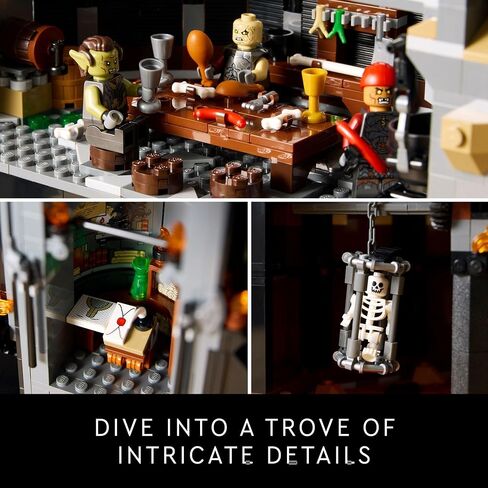 Icons Lego Lord of the Rings Barad -Dûr Stiber للبالغين - Lord of the Rings Ringsible للجماهير - يشمل 6 أرقام صغيرة - هدية للرجال والنساء - 10333 in Saudi Arabia
