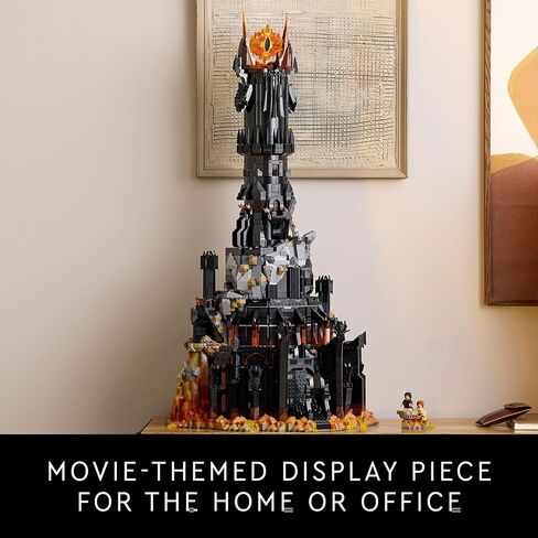 Icons Lego Lord of the Rings Barad -Dûr Stiber للبالغين - Lord of the Rings Ringsible للجماهير - يشمل 6 أرقام صغيرة - هدية للرجال والنساء - 10333 in Saudi Arabia