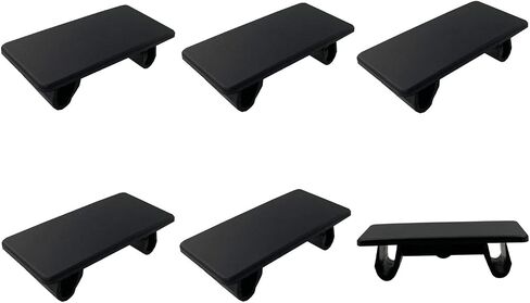 6 Pack Rocker Switch Panel Cover Toggle Switch Hole Cover for Empty Slot Switch Bracket Filler Plug in Saudi Arabia