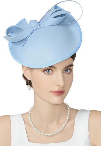 BABEYOND Derby Hats for Women – Kentucky Fascinators Tea Party Hats Headband Felt Large Fascinator for Wedding in Saudi Arabia