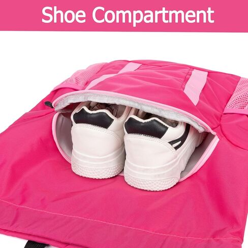 Soccer Drawstring Bag Basketball Backpack for Football Volleyball Gym Sports Training with Shoe Compartment in Saudi Arabia