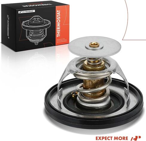 A-Premium Engine Coolant Thermostat with Seal Compatible with Ram 1500, 2500, 3500 & Jeep Grand Cherokee, Wrangler, Commander & Dodge Ram 1500 2500 3500, Charger, Durango, Challenger & Chrysler Aspen in Saudi Arabia