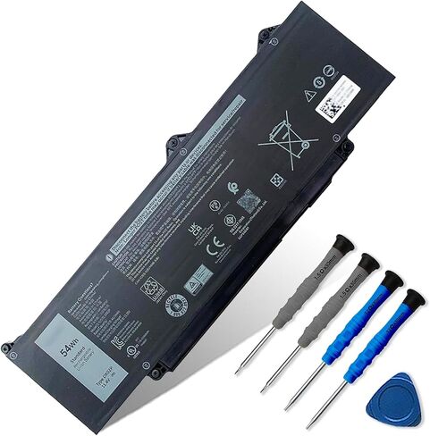 بطارية كمبيوتر محمول XVJNP متوافقة مع Dell Latitude 5430 7330 Rugged Extreme P148G P148G001 P149G P149G001 Series 6JRCP 06JRCP M0TN3 0M0TN3 KD1CT 451-BCWQ 11.4V 53.5Wh in Saudi Arabia