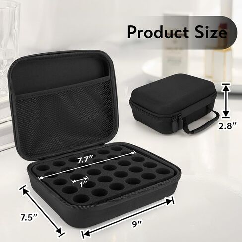 SMYV Insulin Vial Holder Storage Case for Fridge, Insulin Vial Protector Case Fits Standard 10ml U-100 Vials, 30 Slots in Kuwait