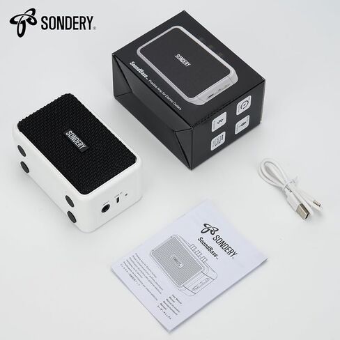 Sondery Mini Guitar Amp Bluetooth Dual Speakers 5W Rechargeable Portable Small Practice Amplifier with Overdrive and Clean Effects for Electric Guitars in Saudi Arabia